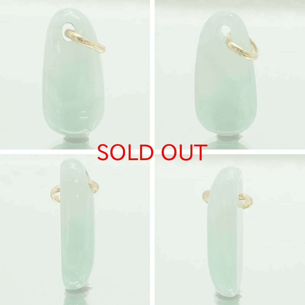 画像2: 【 一点物 】糸魚川翡翠 原石 ペンダントトップ K18 日本銘石 国石 新潟県産 Jade 【 日本製 】 自社製 ひすい ヒスイ ジェダイド 5月誕生石 パワーストーン 天然石  お守り 浄化 カラーストーン (2)