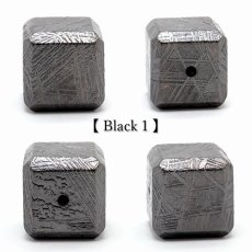 画像9: 【 一点物 】 ギベオン ビーズ 10mm 正方形 バラ石 貫通穴 メッキ加工 ナミビア産 隕石 天然石 パワーストーン カラーストーン (9)