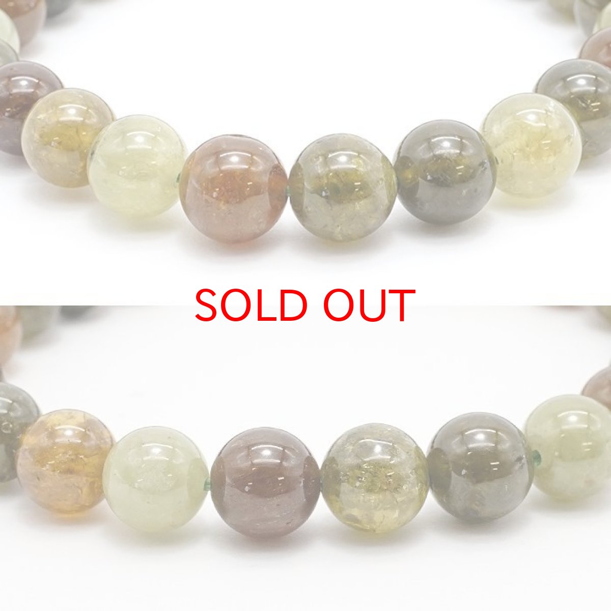 画像2: グリーンガーネット ブレスレット 8mm ブラジル産 【 一点もの 】 ブレス ガーネット 天然石ブレスレット アクセサリー お守り 浄化 天然石 パワーストーン カラーストーン (2)