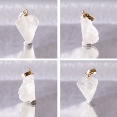 画像3: フェナカイト ラフ 原石 ペンダントトップ K18 3.2ct AAランク 日本製 【 1点もの 】ロシア産 ラフ原石 Phenakite 希少石 レア  誕生石 天然石 原石アクセサリー フェナス石 鉱物 pendant ネックレス 【 送料無料 】パワーストーン 浄化 お守り 天然石 カラーストーン (3)