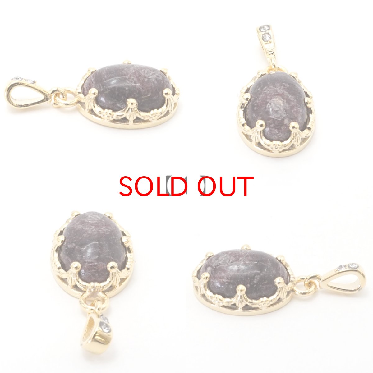 画像2: 【 日本の石 】 アークナイト ペンダントトップ 徳島県産  Arknite ゴールド 日本製 ネックレス トップ お守り 天然石 パワーストーン 日本銘石 カラーストーン (2)