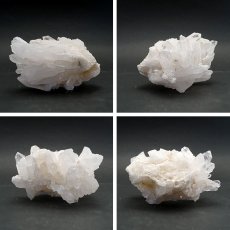 画像2: ヒマラヤ水晶 クラスター 458ｇ インド・ヒマラヤ産 【 一点物 】 Himalayan Quartz 裸石 稀少石 浄化 天然石 パワーストーン カラーストーン (2)
