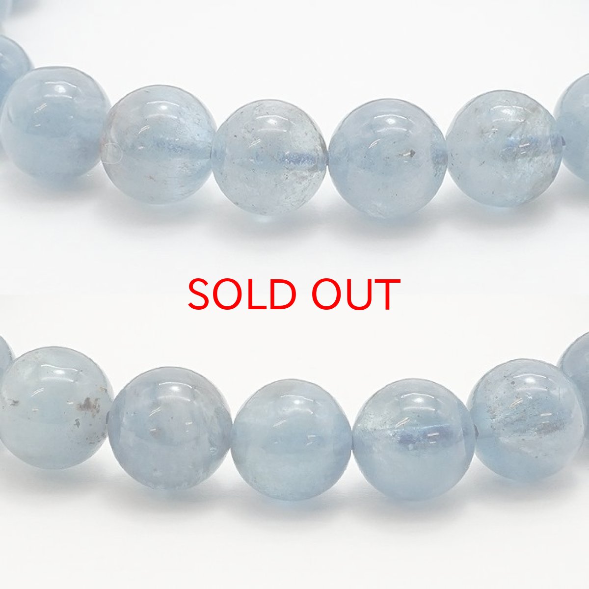 画像2: 【 一点物 】 アクアマリンブレスレット デビルアクアマリン 9mm ブラジル産 Aquamarine 9mm お守り 天然石 パワーストーン カラーストーン (2)