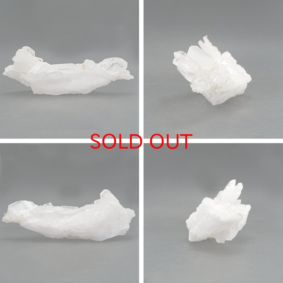 画像2: ヒマラヤ水晶 クラスター 586g インド・ヒマラヤ産 【 一点物 】 Himalayan Quartz 裸石 稀少石 浄化 天然石 パワーストーン カラーストーン (2)