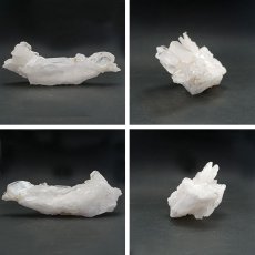 画像2: ヒマラヤ水晶 クラスター 586ｇ インド・ヒマラヤ産 【 一点物 】 Himalayan Quartz 裸石 稀少石 浄化 天然石 パワーストーン カラーストーン (2)
