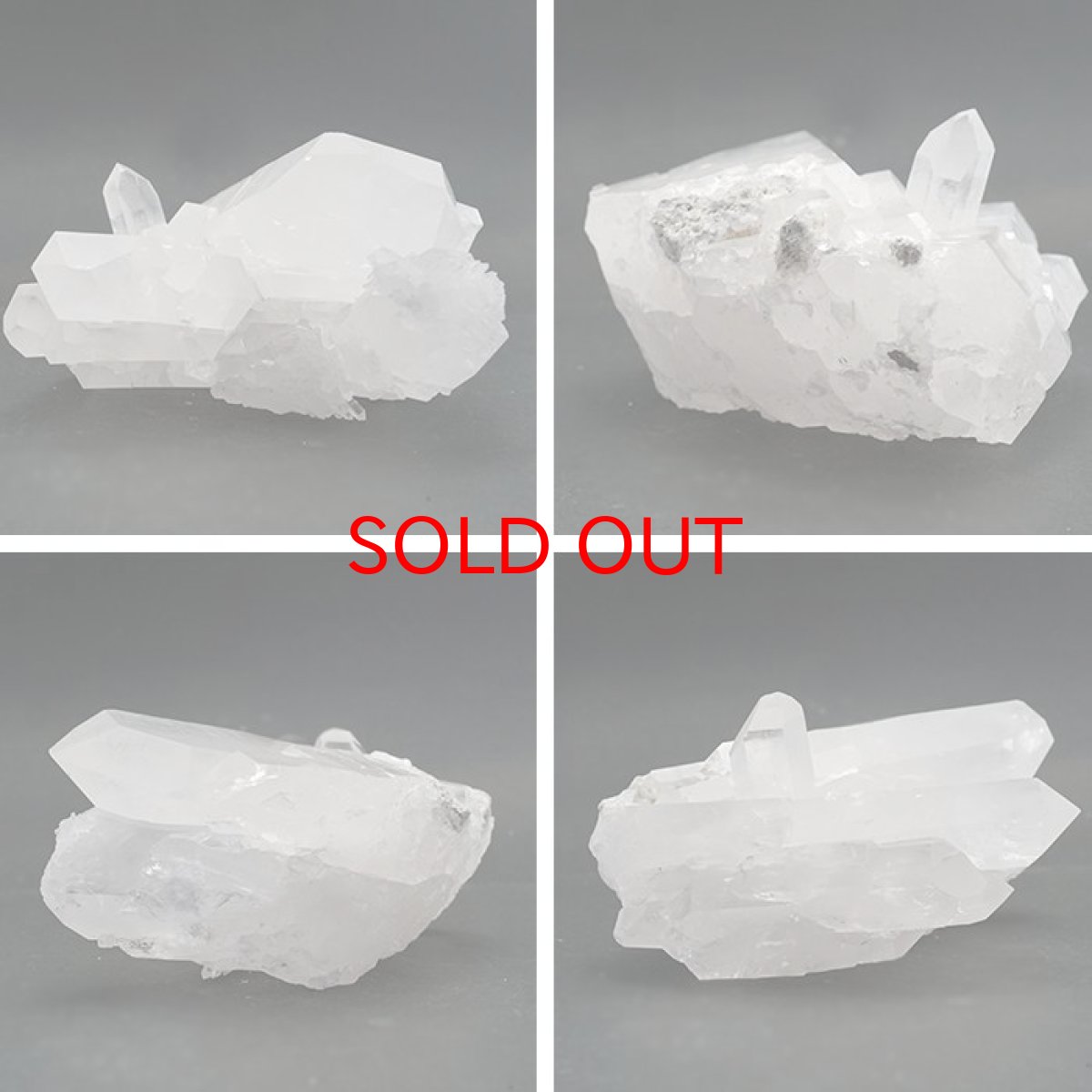 画像2: ヒマラヤ水晶 クラスター 741g インド・ヒマラヤ産 【 一点物 】 Himalayan Quartz 裸石 稀少石 浄化 天然石 パワーストーン カラーストーン (2)