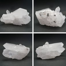 画像2: ヒマラヤ水晶 クラスター 741ｇ インド・ヒマラヤ産 【 一点物 】 Himalayan Quartz 裸石 稀少石 浄化 天然石 パワーストーン カラーストーン (2)