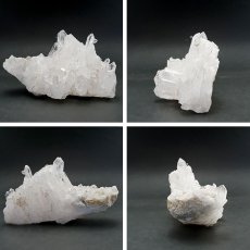 画像2: ヒマラヤ水晶 クラスター 413ｇ インド・ヒマラヤ産 【 一点物 】 Himalayan Quartz 裸石 稀少石 浄化 天然石 パワーストーン カラーストーン (2)