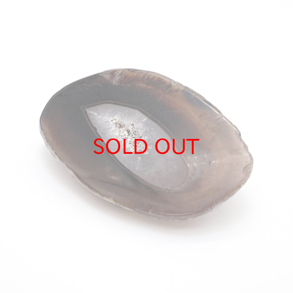 画像4: 【20%OFFセール】 【 一点もの 】 瑪瑙 天珠 原石 切り出し 置き物 チベット産 台座付き アゲート メノウ めのう ジオード オーナメント 天然石 パワーストーン カラーストーン (4)