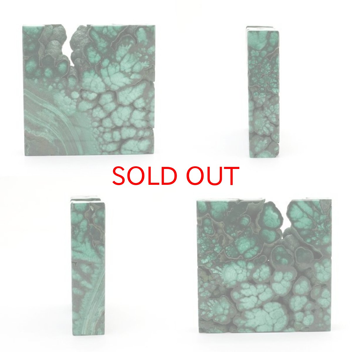 画像2: 【 一点もの 】 マラカイト 原石 アフリカ産 malachite 孔雀石 グリーン 置き物 標本 希少石 お守り 浄化 天然石 パワーストーン カラーストーン (2)