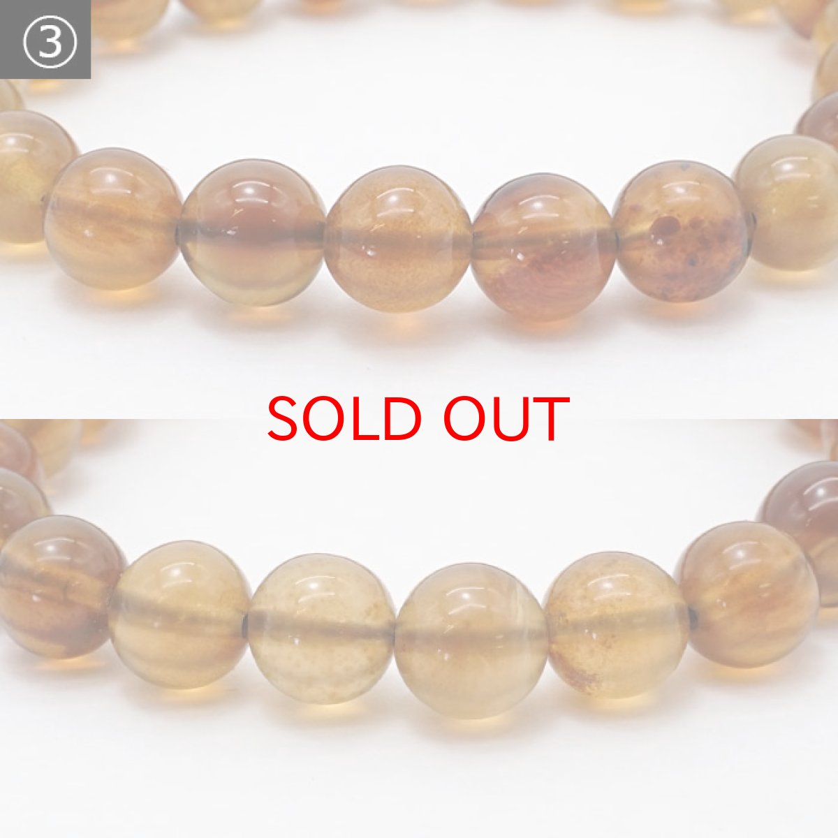 画像10: スマトラブルーアンバー ブレスレット インドネシア産 丸玉 8mm 【 一点もの 】amber アンバー スマトラ産 琥珀 植物の化石 天然石 パワーストーン カラーストーン (10)