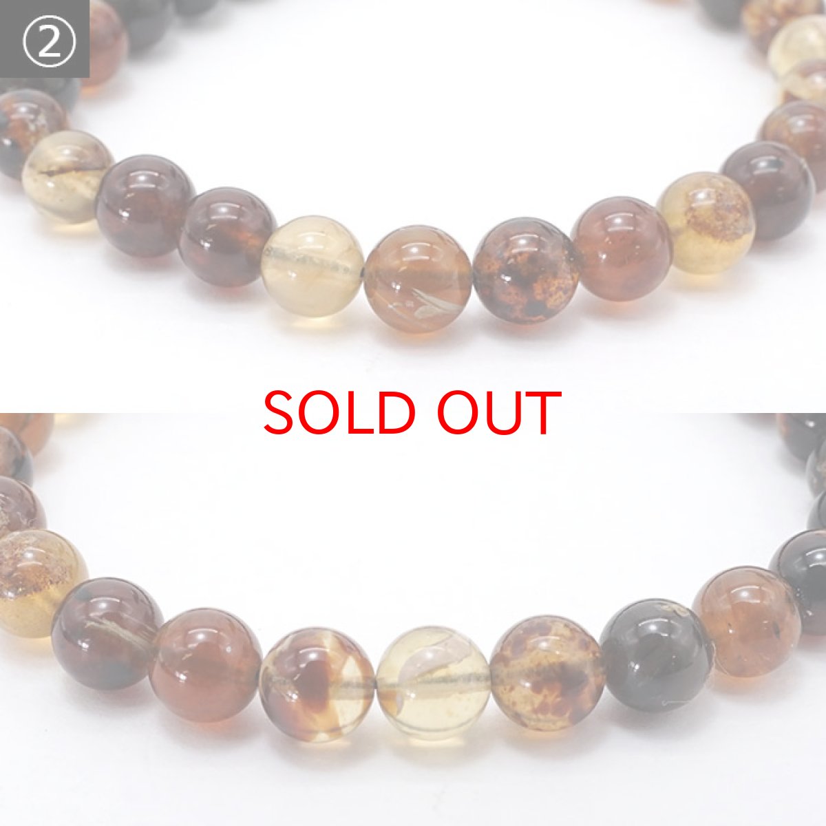 画像6: スマトラブルーアンバー ブレスレット インドネシア産 丸玉 6mm 【 一点もの 】amber アンバー スマトラ産 琥珀 植物の化石 天然石 パワーストーン カラーストーン (6)