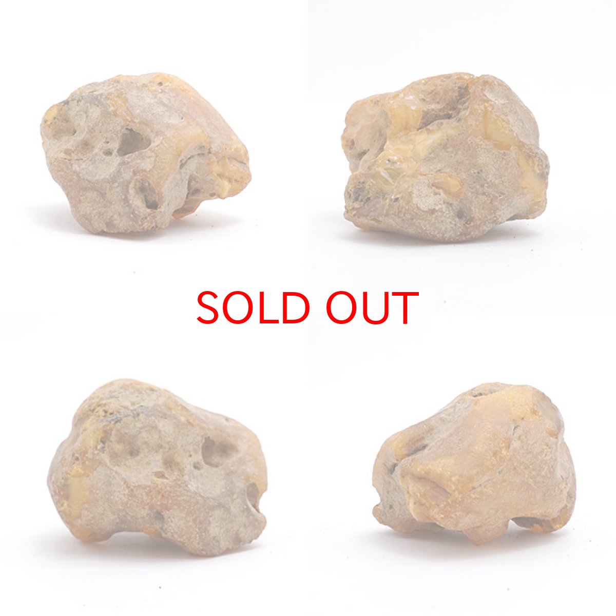 画像2: 【一点物】天然琥珀 天然カリビアンアンバー 原石 カリブ海周辺産 ゴールド 植物の化石 樹脂の化石  長寿 太陽 天然石 パワーストーン カラーストーン (2)