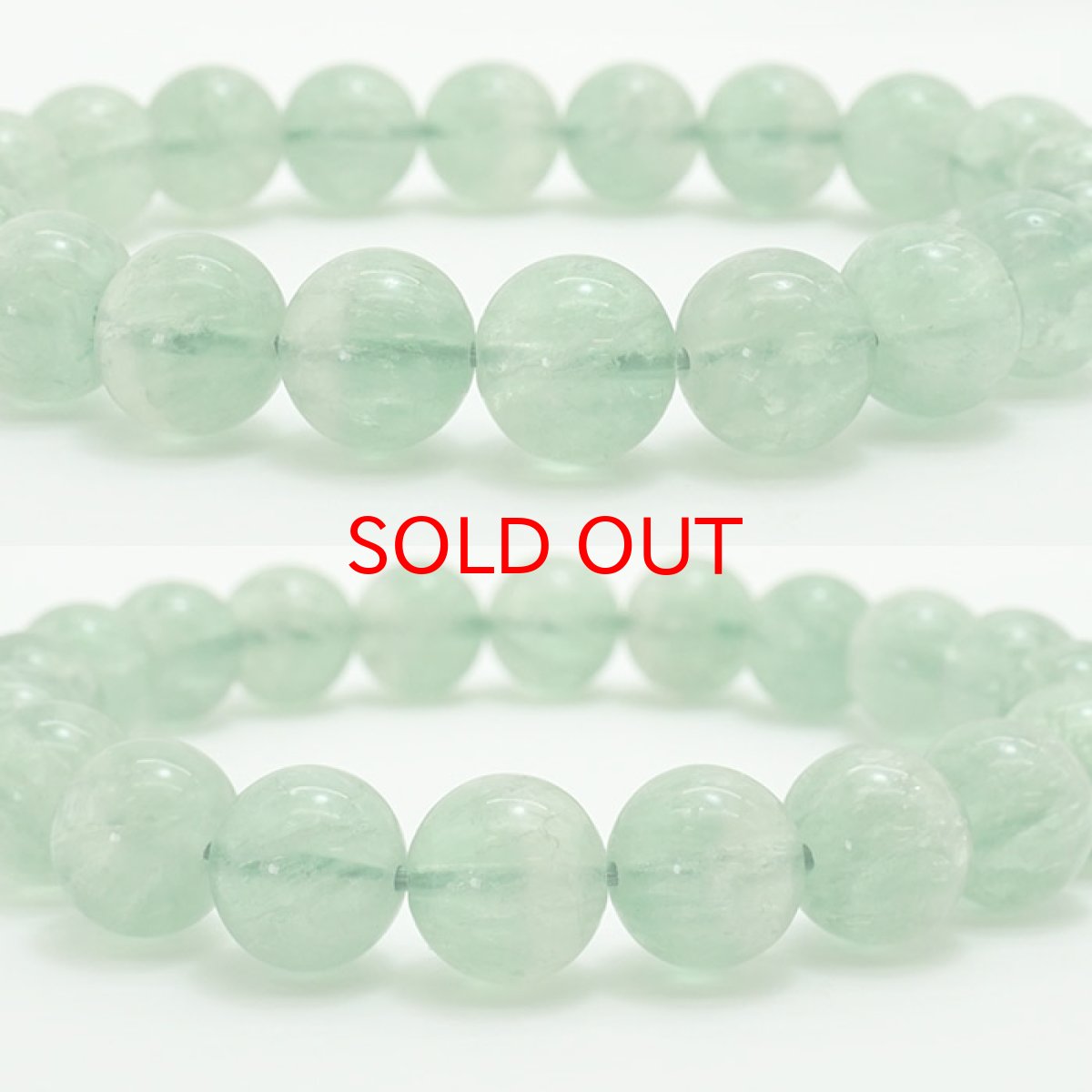 画像2: グリーンエンジェルフェザーインフローライト ブレスレット 9mm 天然石 パワーストーン カワイイ 綺麗 プレゼント ギフト アクセサリー カラーストーン (2)