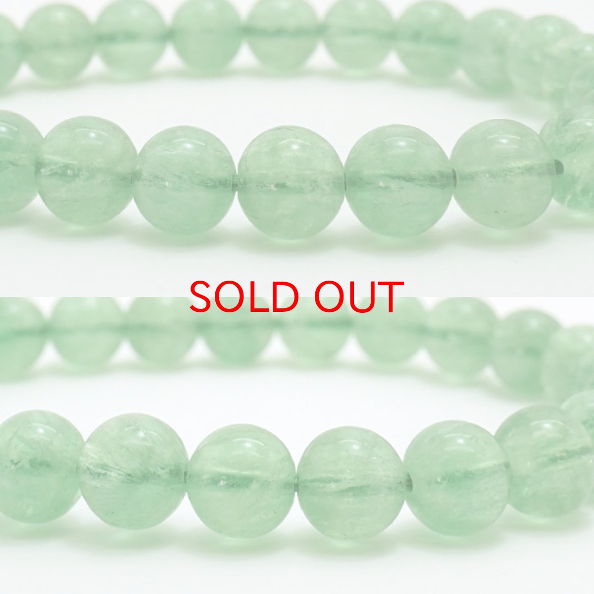 画像2: グリーンエンジェルフェザーインフローライト ブレスレット 7mm 天然石 パワーストーン カワイイ 綺麗 プレゼント ギフト アクセサリー カラーストーン (2)