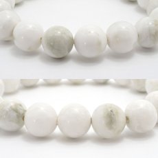 画像2: 希少 ゼオライト zeolite ゼオライトブレスレット ブラジル産 丸玉 12mm 【 一点もの 】 天然石 パワーストーン 【送料無料】 カラーストーン (2)