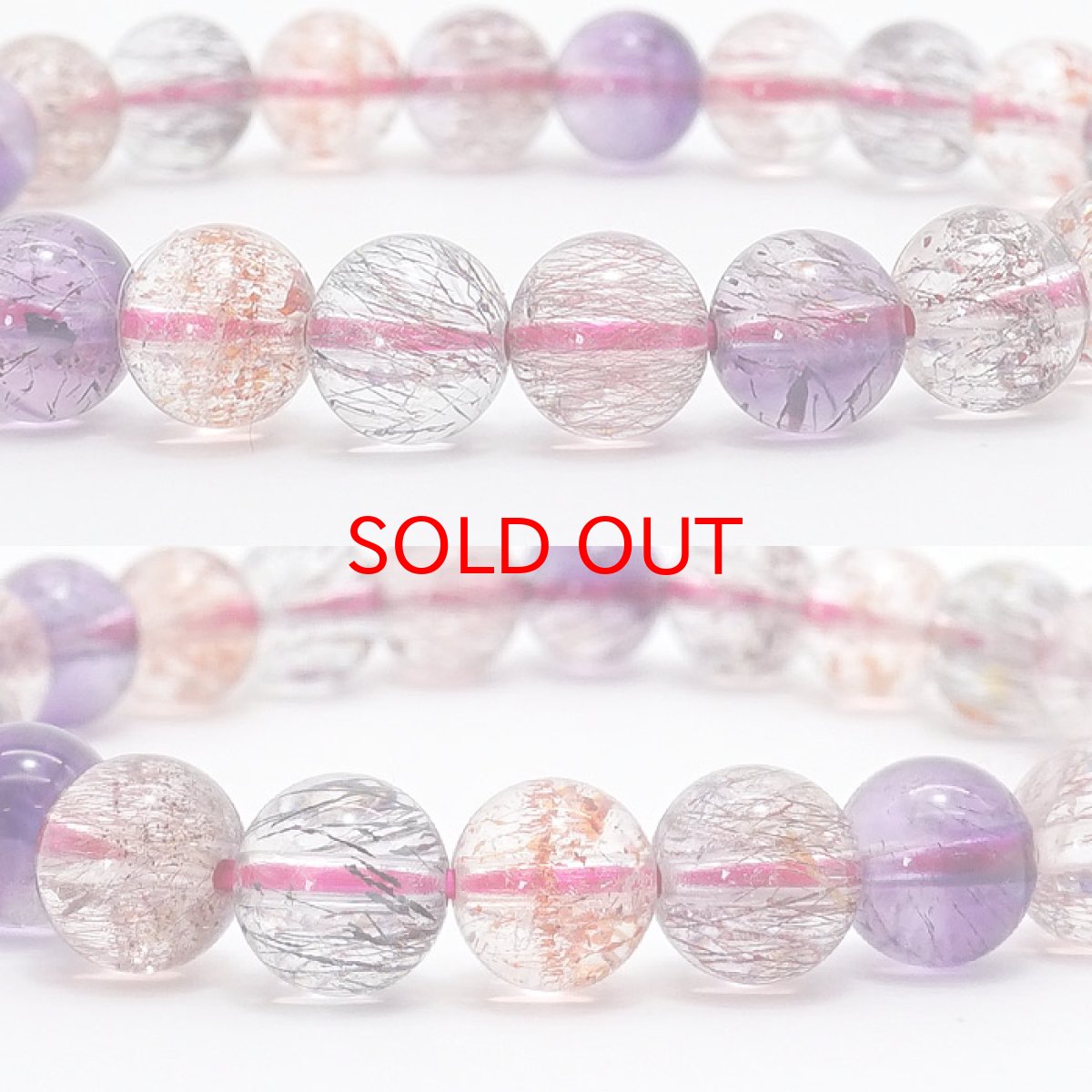 画像4: [一点もの] スーパーセブン ブレスレット 7.5mm ハイクオリティブラジル産 superseven 天然石 パワーストーン ギフト プレゼント カラーストーン (4)