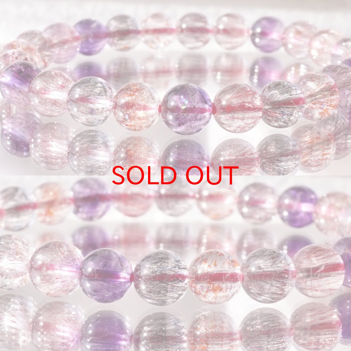 画像2: [一点もの] スーパーセブン ブレスレット 7.5mm ハイクオリティブラジル産 superseven 天然石 パワーストーン ギフト プレゼント カラーストーン (2)