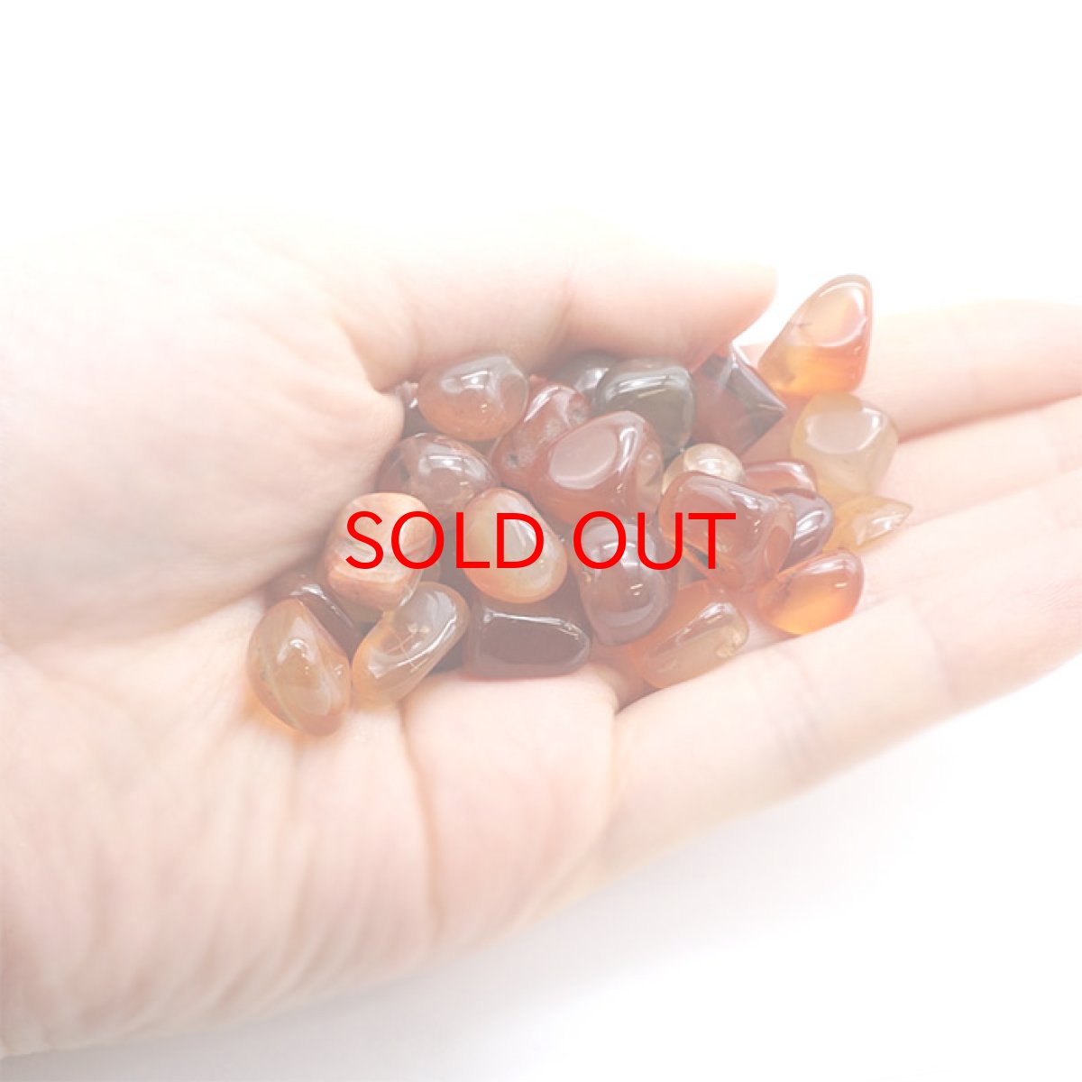 画像3: さざれ 100g カーネリアン(中粒) 天然石 パワーストーン 穴無し さざれ カラーストーン (3)