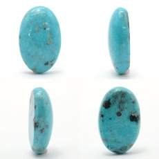 画像2: ペルシアンターコイズ ルース 17.3ct イラン産 【 一点もの 】 ターコイズ Prussian Turquoise トルコ石 12月誕生石 裸石 宝石 天然石 パワーストーン カラーストーン (2)