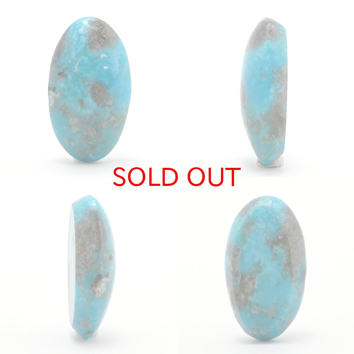 画像2: ペルシアンターコイズ ルース 11.0ct イラン産 【 一点もの 】 ターコイズ Prussian Turquoise トルコ石 12月誕生石 裸石 宝石 天然石 パワーストーン カラーストーン (2)