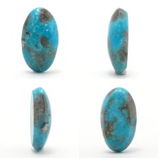 画像2: ペルシアンターコイズ ルース 11.0ct イラン産 【 一点もの 】 ターコイズ Prussian Turquoise トルコ石 12月誕生石 裸石 宝石 天然石 パワーストーン カラーストーン (2)