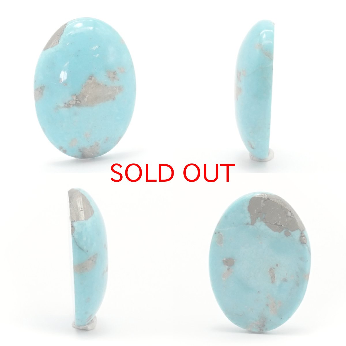画像2: ペルシアンターコイズ ルース 10.9ct イラン産 【 一点もの 】 ターコイズ Prussian Turquoise トルコ石 12月誕生石 裸石 宝石 天然石 パワーストーン カラーストーン (2)