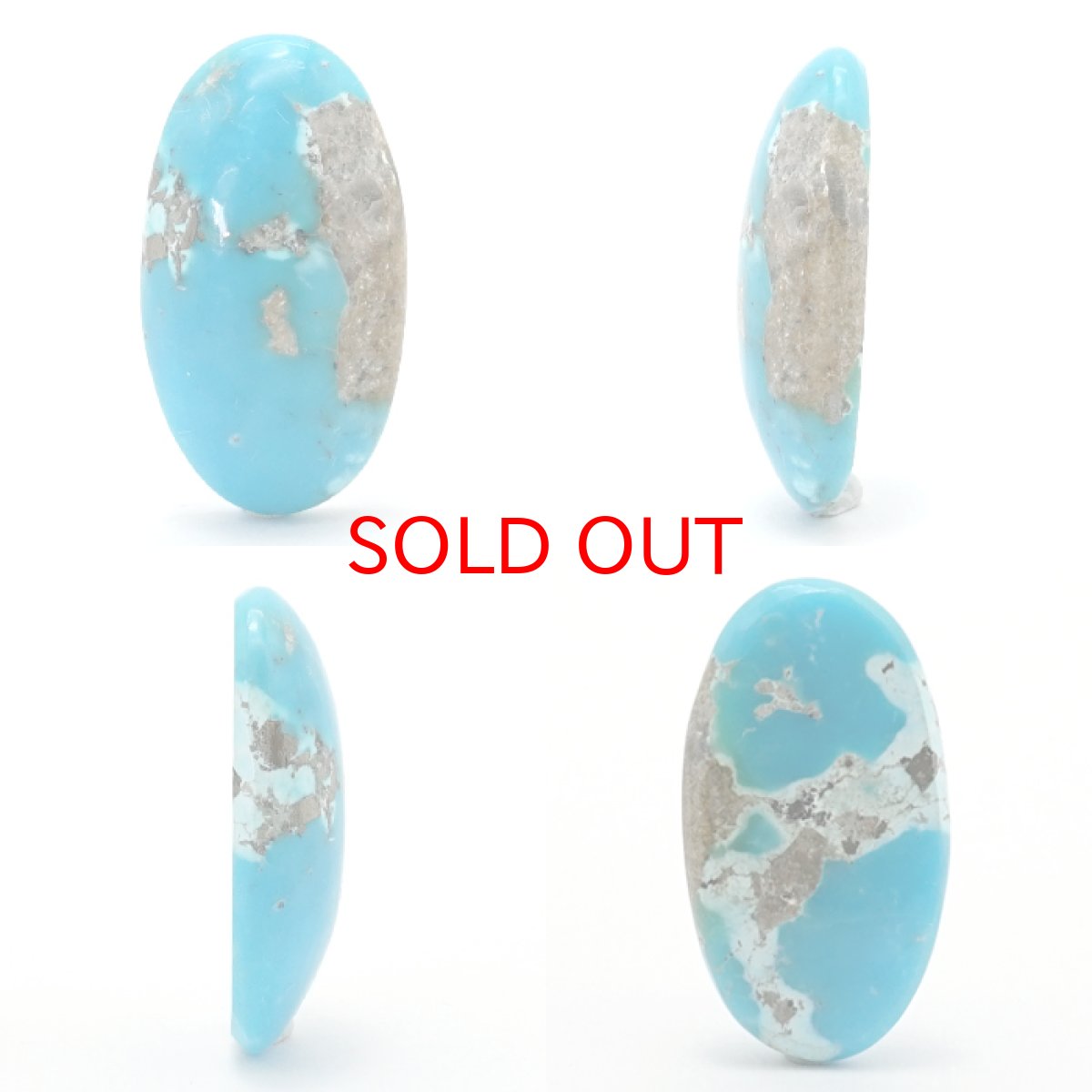 画像2: ペルシアンターコイズ ルース 10.4ct イラン産 【 一点もの 】 ターコイズ Prussian Turquoise トルコ石 12月誕生石 裸石 宝石 天然石 パワーストーン カラーストーン (2)