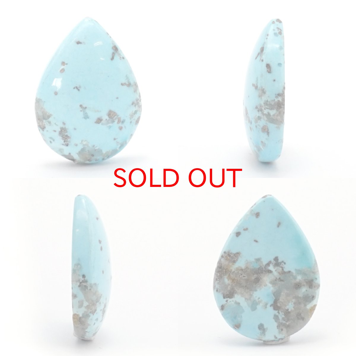 画像2: ペルシアンターコイズ ルース 10.5ct イラン産 【 一点もの 】 ターコイズ Prussian Turquoise トルコ石 12月誕生石 裸石 宝石 天然石 パワーストーン カラーストーン (2)