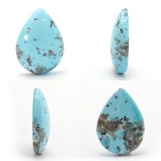 画像2: ペルシアンターコイズ ルース 10.5ct イラン産 【 一点もの 】 ターコイズ Prussian Turquoise トルコ石 12月誕生石 裸石 宝石 天然石 パワーストーン カラーストーン (2)