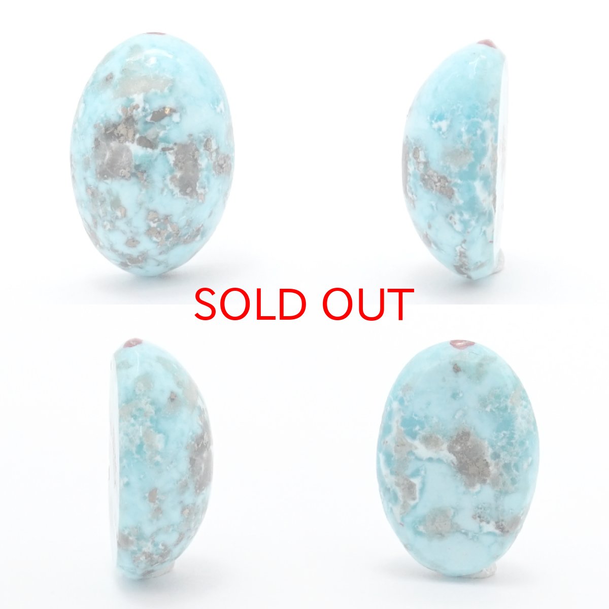 画像2: ペルシアンターコイズ ルース 9.7ct イラン産 【 一点もの 】 ターコイズ Prussian Turquoise トルコ石 12月誕生石 裸石 宝石 天然石 パワーストーン カラーストーン (2)