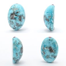 画像2: ペルシアンターコイズ ルース 9.7ct イラン産 【 一点もの 】 ターコイズ Prussian Turquoise トルコ石 12月誕生石 裸石 宝石 天然石 パワーストーン カラーストーン (2)