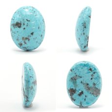 画像2: ペルシアンターコイズ ルース 13.0ct イラン産 【 一点もの 】 ターコイズ Prussian Turquoise トルコ石 12月誕生石 裸石 宝石 天然石 パワーストーン カラーストーン (2)