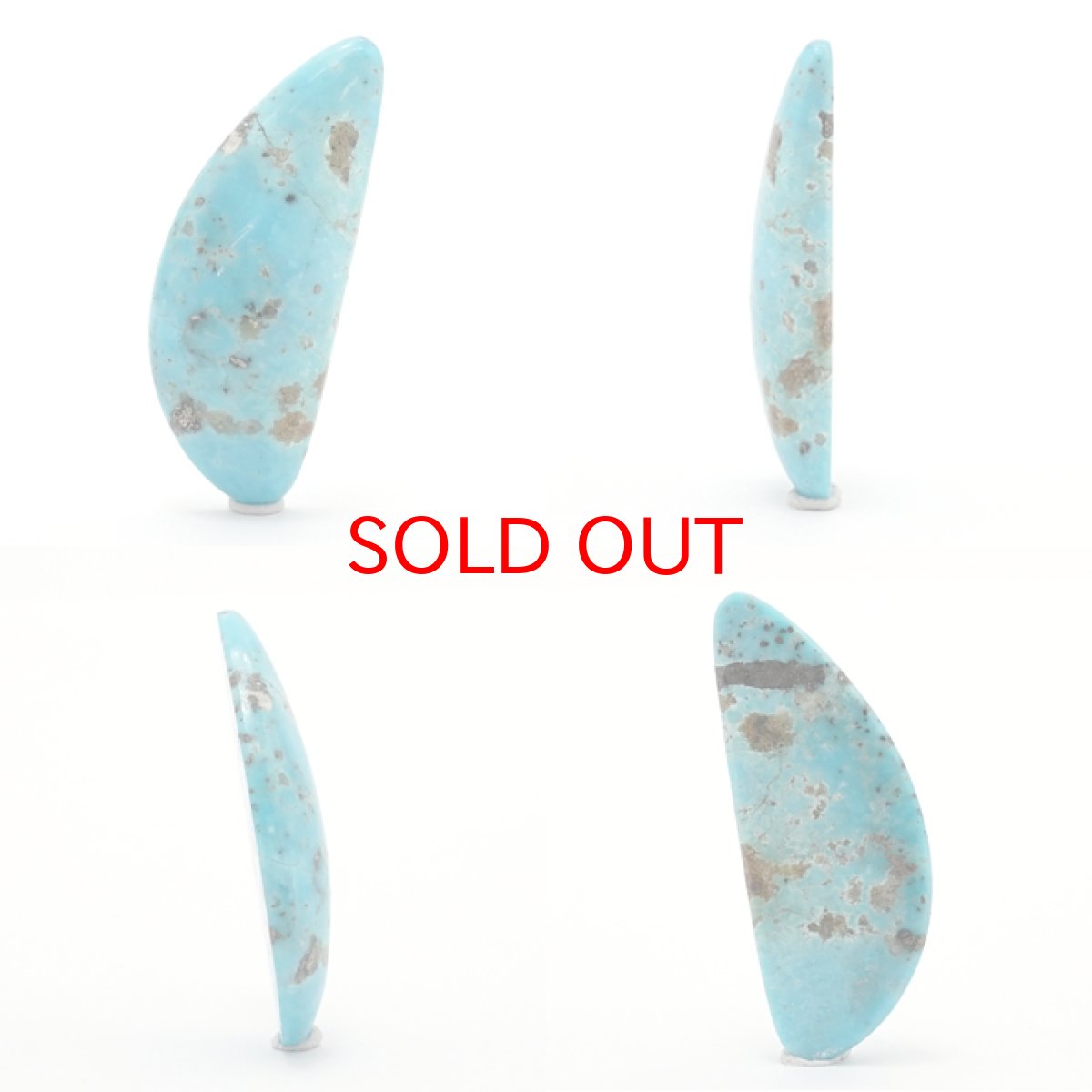 画像2: ペルシアンターコイズ ルース 13.8ct イラン産 【 一点もの 】 ターコイズ Prussian Turquoise トルコ石 12月誕生石 裸石 宝石 天然石 パワーストーン カラーストーン (2)
