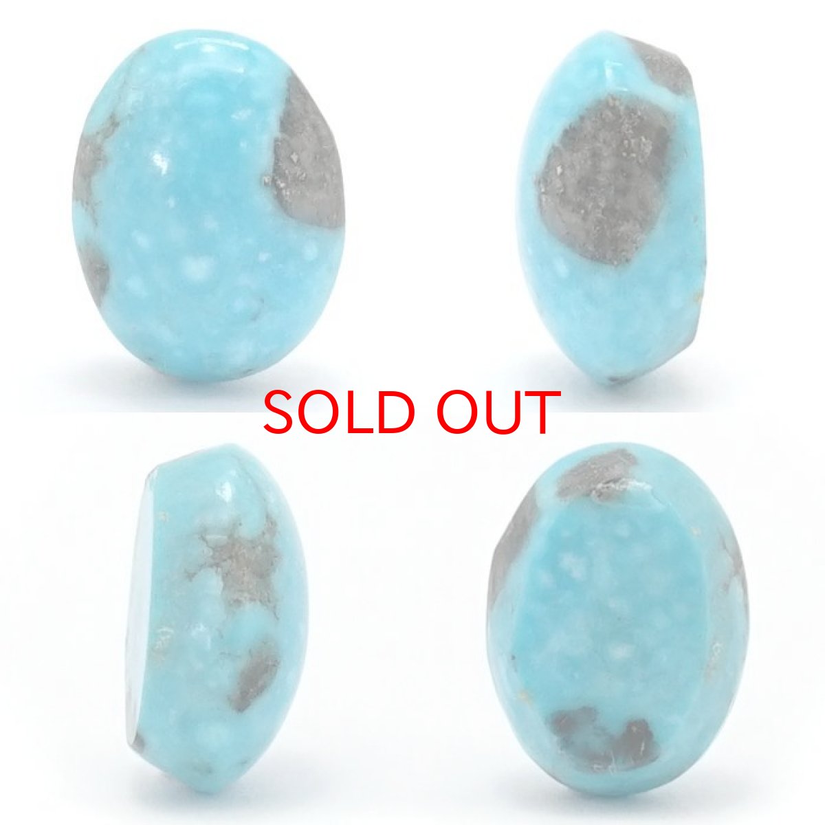 画像2: ペルシアンターコイズ ルース 3.8ct イラン産 【 一点もの 】 ターコイズ Prussian Turquoise トルコ石 12月誕生石 裸石 宝石 天然石 パワーストーン カラーストーン (2)