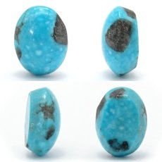 画像2: ペルシアンターコイズ ルース 3.8ct イラン産 【 一点もの 】 ターコイズ Prussian Turquoise トルコ石 12月誕生石 裸石 宝石 天然石 パワーストーン カラーストーン (2)