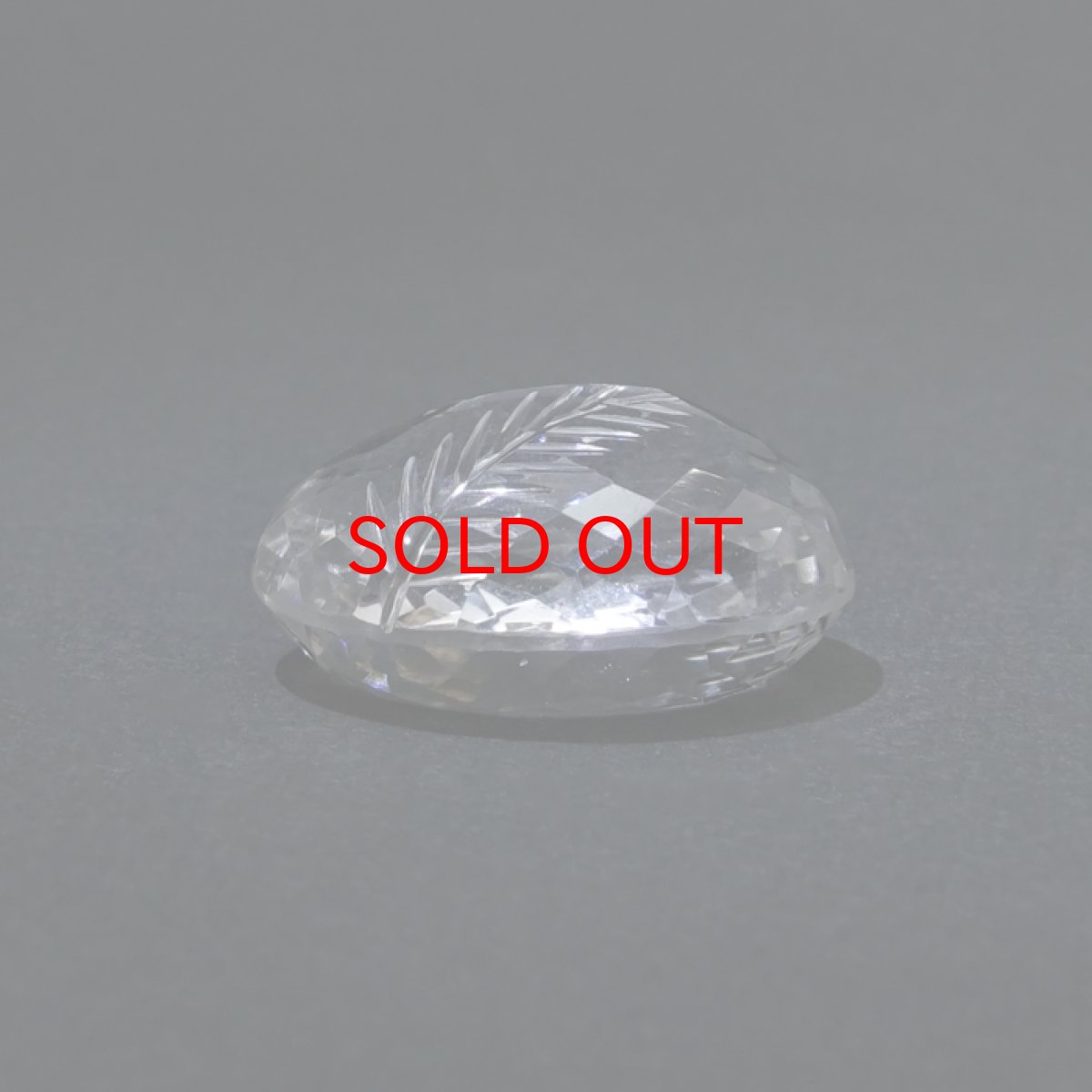 画像4: 【 一点もの 】 ガネーシュヒマール水晶 手彫り ルース 7.2g ヒマラヤ産 日本製 Ganesh Himal Quartz 彫り物 稀少石 浄化 天然石 パワーストーン カラーストーン (4)