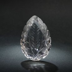 画像2: 【 一点もの 】 ガネーシュヒマール水晶 手彫り ルース 11.7g ヒマラヤ産 日本製 Ganesh Himal Quartz 彫り物 稀少石 浄化 天然石 パワーストーン カラーストーン (2)