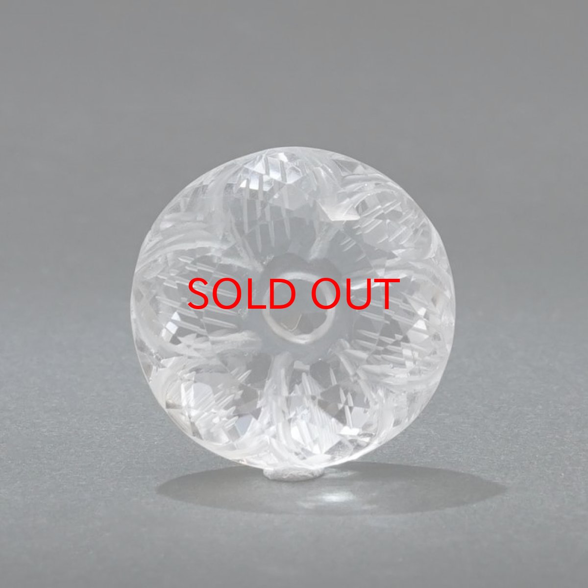 画像2: 【 一点もの 】 ガネーシュヒマール水晶 手彫り ルース 8.6g ヒマラヤ産 日本製 Ganesh Himal Quartz 彫り物 稀少石 浄化 天然石 パワーストーン カラーストーン (2)