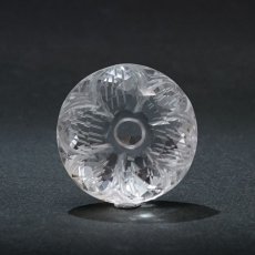 画像2: 【 一点もの 】 ガネーシュヒマール水晶 手彫り ルース 8.6g ヒマラヤ産 日本製 Ganesh Himal Quartz 彫り物 稀少石 浄化 天然石 パワーストーン カラーストーン (2)