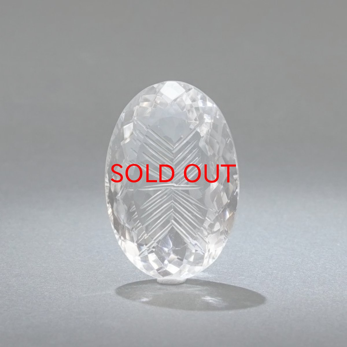 画像2: 【 一点もの 】 ガネーシュヒマール水晶 手彫り ルース 6.73g ヒマラヤ産 日本製 Ganesh Himal Quartz 彫り物 稀少石 浄化 天然石 パワーストーン カラーストーン (2)