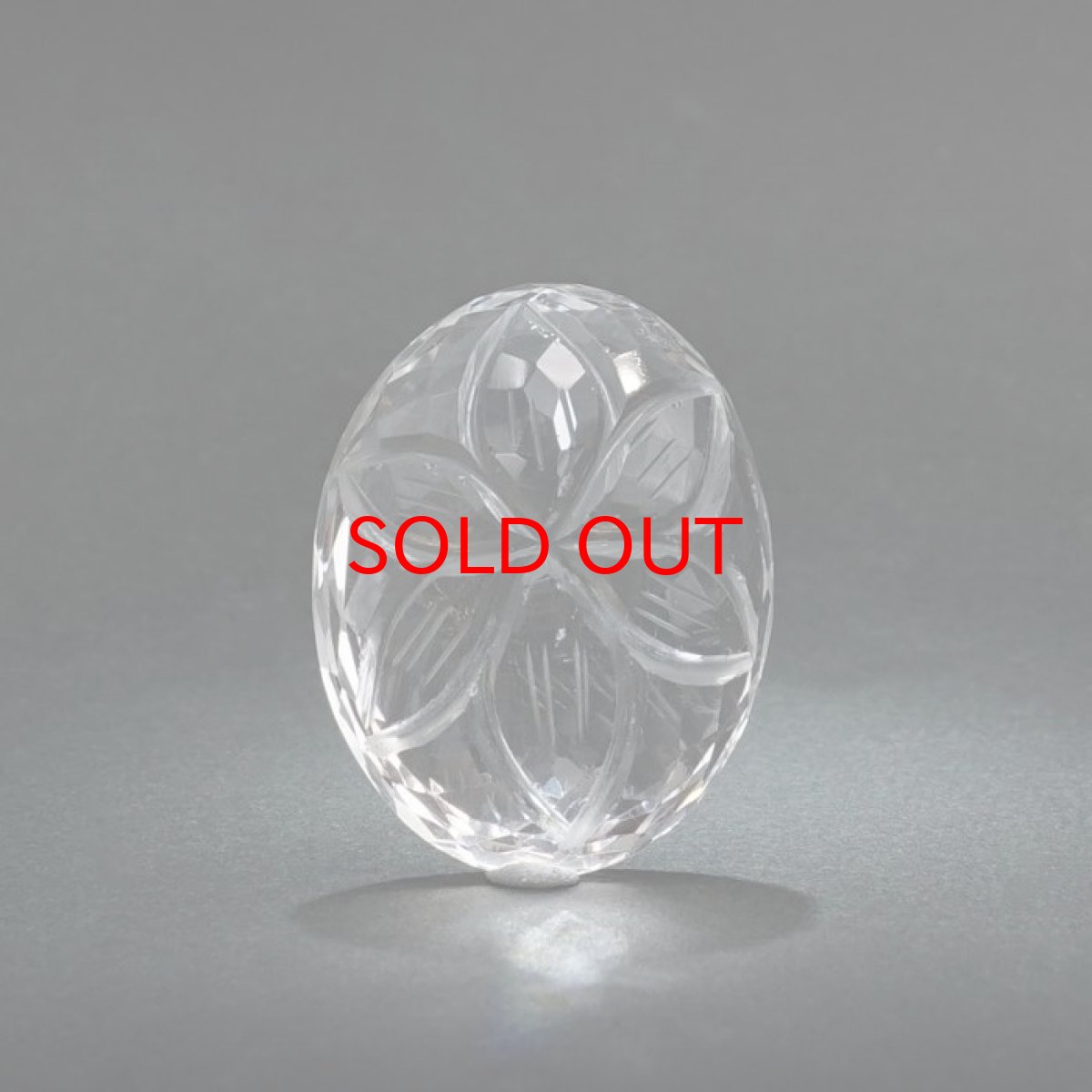 画像3: 【 一点もの 】 ガネーシュヒマール水晶 手彫り ルース 12.2g ヒマラヤ産 日本製 Ganesh Himal Quartz 彫り物 稀少石 浄化 天然石 パワーストーン カラーストーン (3)