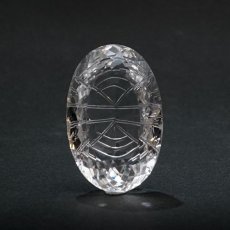 画像2: 【 一点もの 】 ガネーシュヒマール水晶 手彫り ルース 9.4g ヒマラヤ産 日本製 Ganesh Himal Quartz 彫り物 稀少石 浄化 天然石 パワーストーン カラーストーン (2)