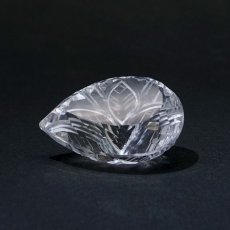 画像4: 【 一点もの 】 ガネーシュヒマール水晶 手彫り ルース 11.0g ヒマラヤ産 日本製 Ganesh Himal Quartz 彫り物 稀少石 浄化 天然石 パワーストーン カラーストーン (4)