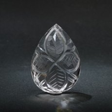 画像3: 【 一点もの 】 ガネーシュヒマール水晶 手彫り ルース 11.0g ヒマラヤ産 日本製 Ganesh Himal Quartz 彫り物 稀少石 浄化 天然石 パワーストーン カラーストーン (3)