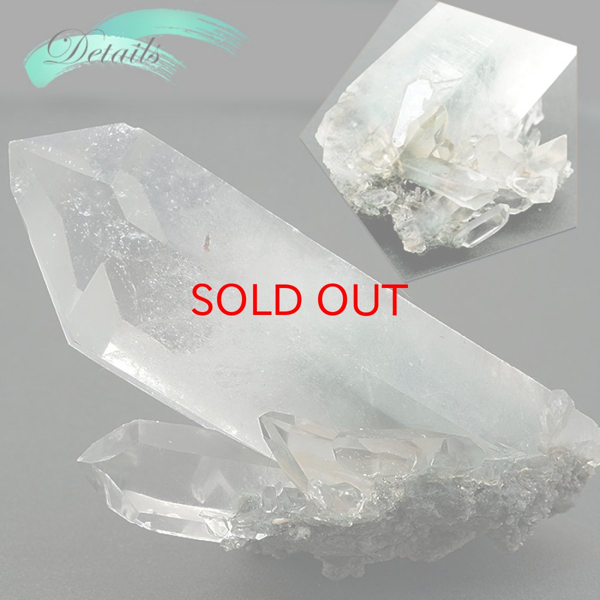 画像3: 【一点もの】マニハール水晶 ヒマラヤ 原石 インド産 211g 水晶 天然石 パワーストーン カラーストーン (3)