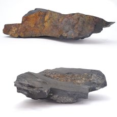 画像4: 【一点もの】シュンガイト 原石 ロシア産 1280 炭素鋼物 天然石 パワーストーン カラーストーン　炭素分子 瞑想 (4)