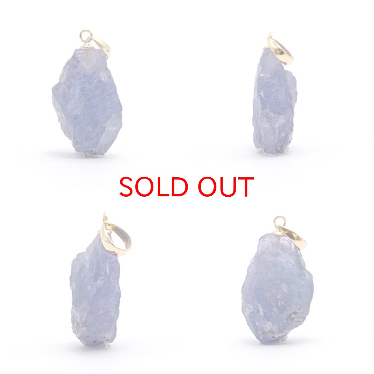 画像2: タンザナイト 原石 ラフ原石 ペンダント ペンダントトップ  一粒 K18  シンプルペンダント タンザニア産 ゴールド ネックレス necklace 天然石 パワーストーン 【送料無料】  カラーストーン (2)