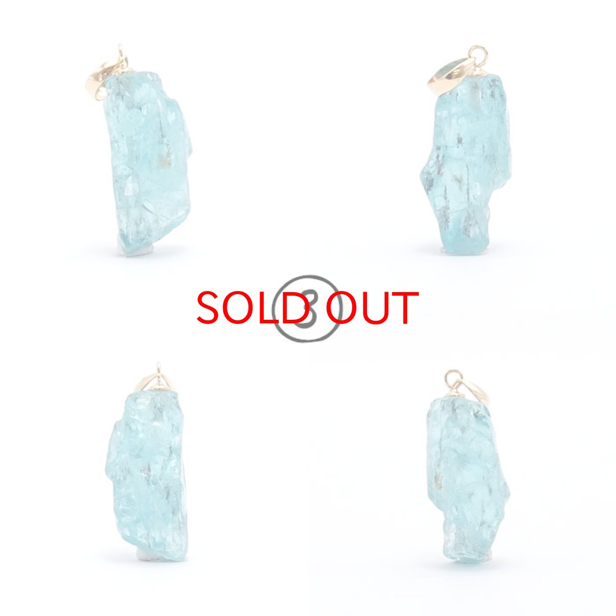 画像4: 1点もの ネオンブルーアパタイト 原石 ブラジル産 ペンダントトップ K18 ゴールド ペンダント ラフ原石 【 一点もの 】 アパタイト apatite  パワーチャージ 天然石 パワーストーン カラーストーン (4)