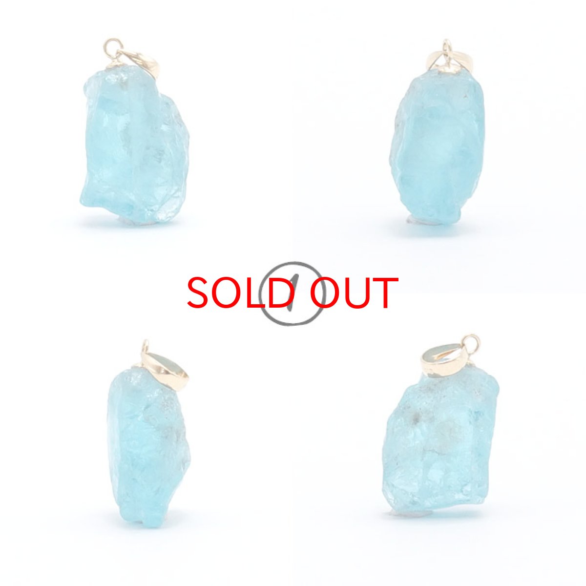 画像2: 1点もの ネオンブルーアパタイト 原石 ブラジル産 ペンダントトップ K18 ゴールド ペンダント ラフ原石 【 一点もの 】 アパタイト apatite  パワーチャージ 天然石 パワーストーン カラーストーン (2)